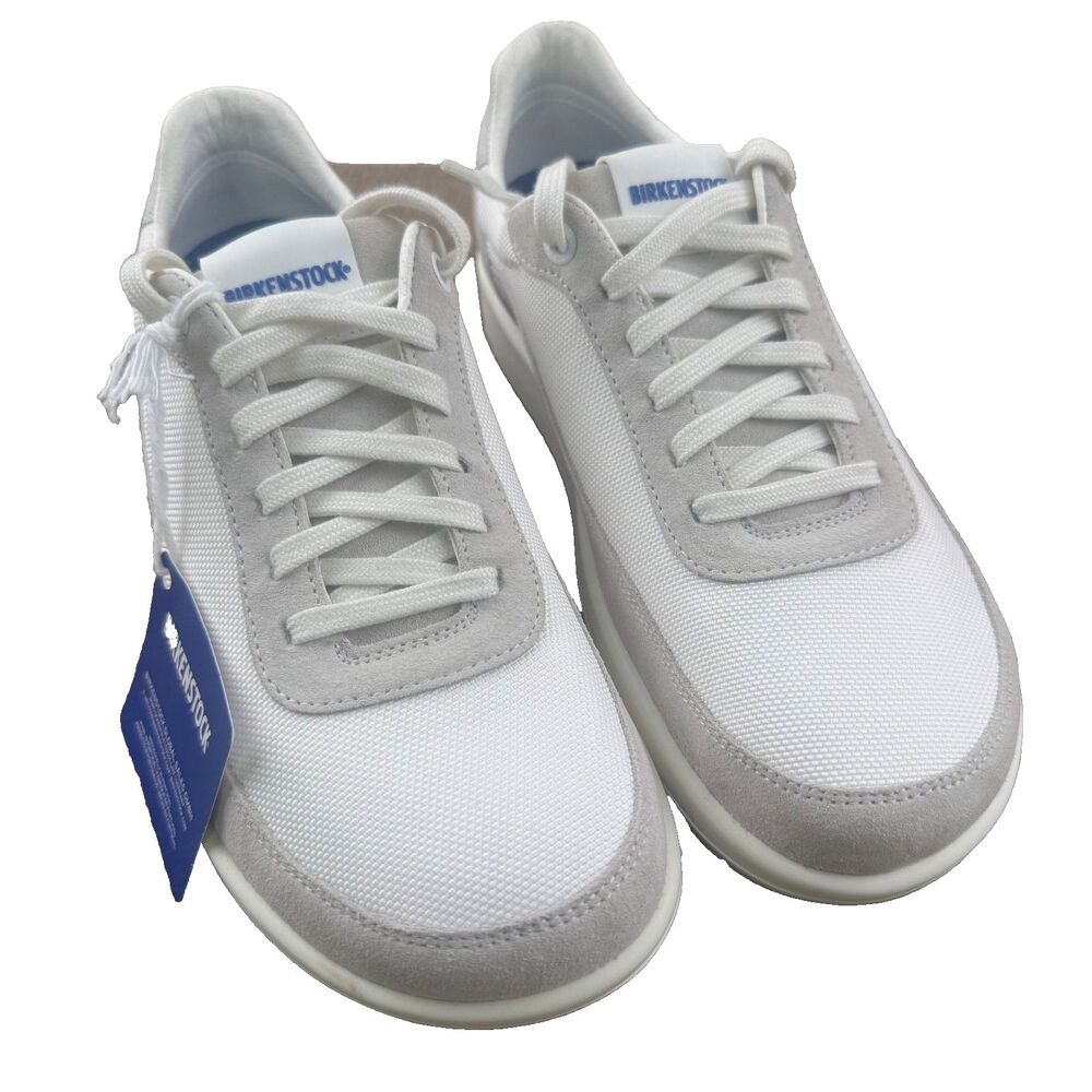 BIRKENSTOCK HONNEF CITY Sneaker US M7/L9 EU 40 Antique White Narrow Fit NEW